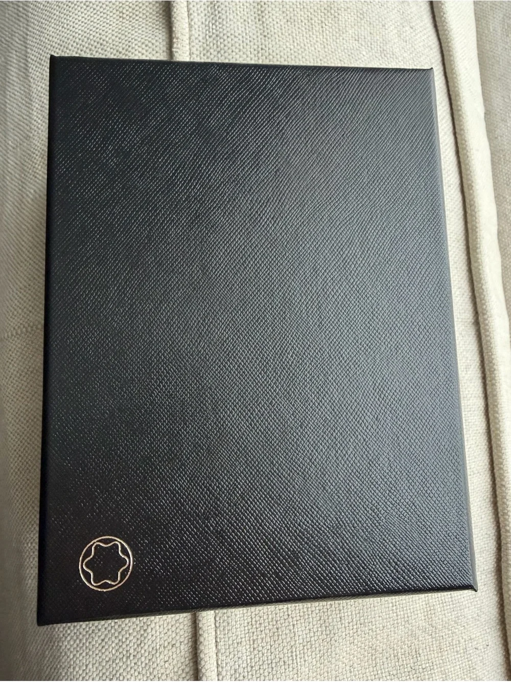 Montblanc Extreme Black Bi-Fold 6cc Leather Wallet with logo - NEW IN BOX